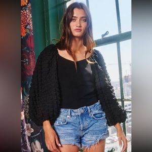 BUCKETLIST CONTRAST PUFF SLEEVE BODYSUIT ❤️NEW COLLECTION IN STORES❤️